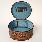 American Darling Jewelry Case Hand Tooled Genuine Leather Women's Bag Western Handbag Purse |