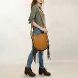 American Darling Crossbody Full Grain Genuine Western Leather Women Bag | Handbag Purse for Cute
