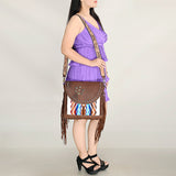 American Darling Crossbody Saddle Blanket Genuine Leather Western Women Bag Handbag Purse |