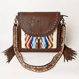 American Darling Crossbody Saddle Blanket Genuine Leather Western Women Bag Handbag Purse |