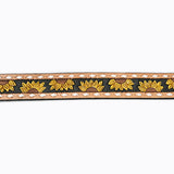 American Darling ADBLF102-L Beautifully Hand Tooled Genuine American Leather Belt Men and  Women