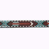 American Darling ADBLF104-L Beautifully Hand Tooled Genuine American Leather Belt Men and  Women