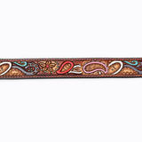 American Darling ADBLF105-L Beautifully Hand Tooled Genuine American Leather Belt Men and  Women