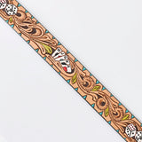 Beautifully Hand Tooled Hand Painted Genuine American Leather Belt Men and Women