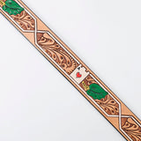 American Darling ADBLF162-L Beautifully Hand Tooled Genuine American Leather Belt Men and  Women