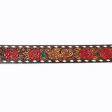 American Darling ADBLF182-L Beautifully Hand Tooled Genuine American Leather Belt Men and  Women