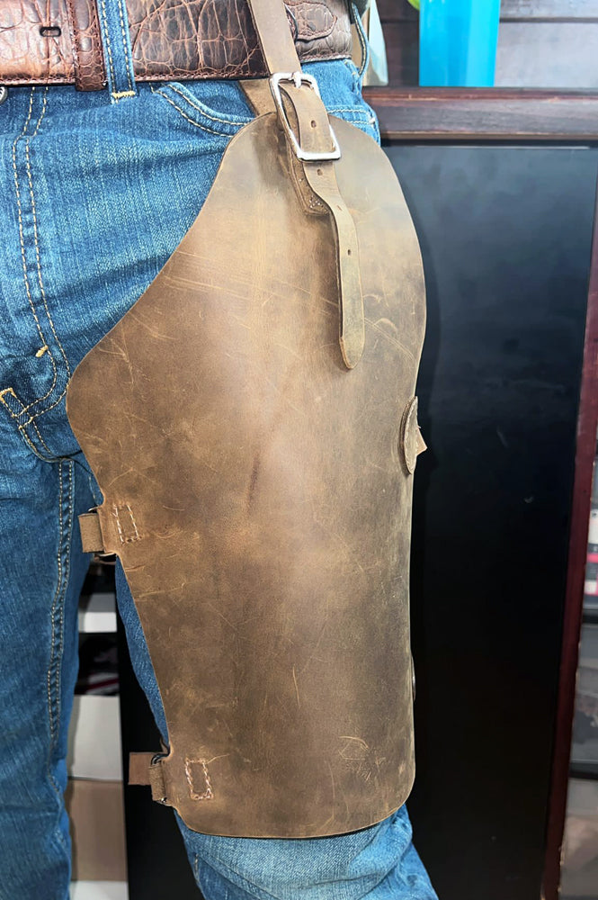 13 Inches Hilason Leather Cowboy Roper Chap