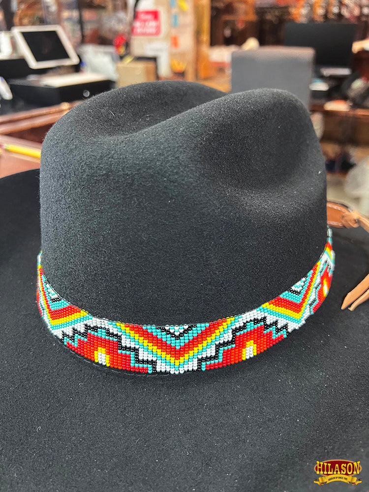 HILASON Beaded American Style Western Cowgirl Handmade Hatband | Hat Band Women Cowboy Headbands for Bands