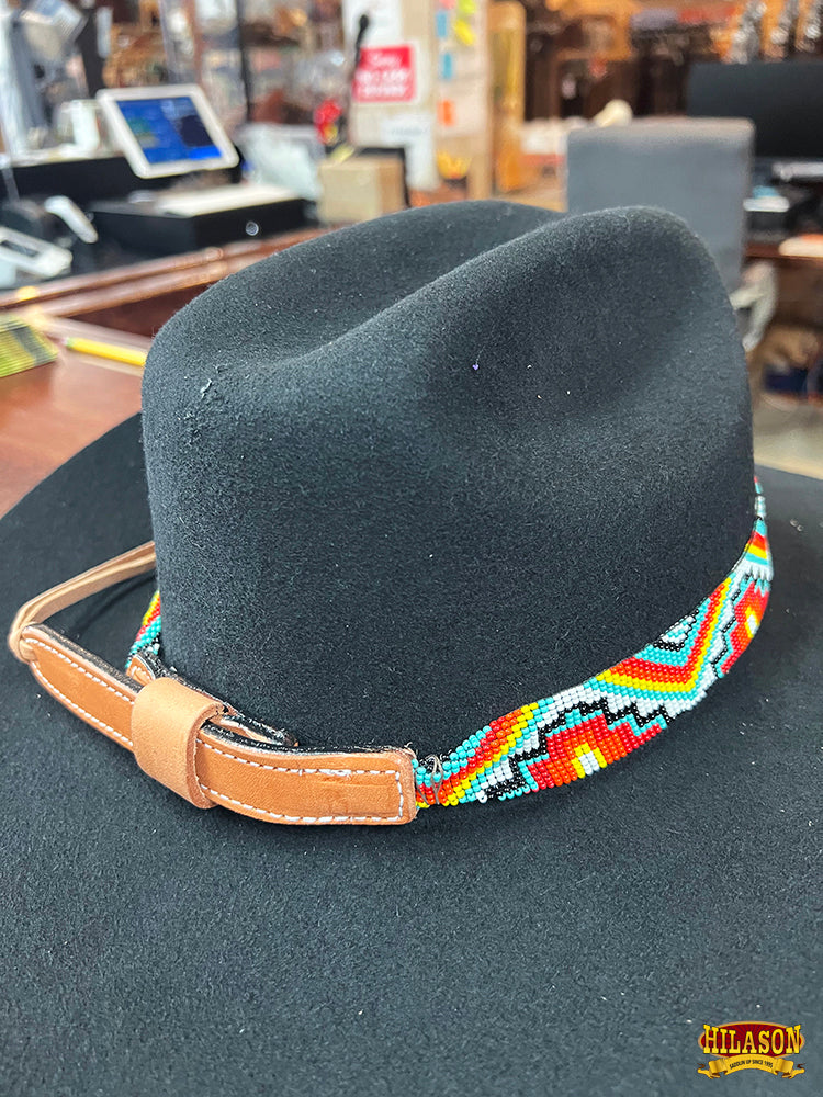 HILASON Beaded American Style Western Cowgirl Handmade Hatband | Hat Band Women Cowboy Headbands for Bands