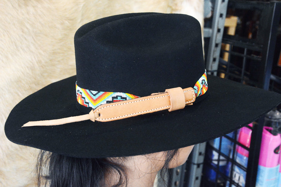 HILASON Beaded American Style Western Cowgirl Handmade Hatband | Hat Band Women Cowboy Headbands for Bands