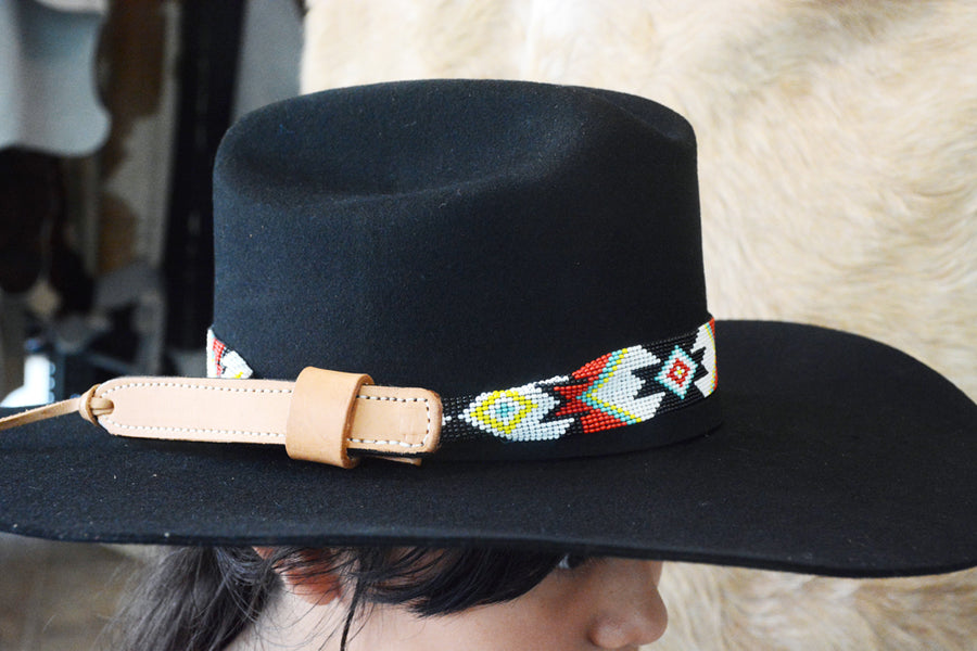 HILASON Beaded American Style Western Cowgirl Handmade Hatband | Hat Band Women Cowboy Headbands for Bands