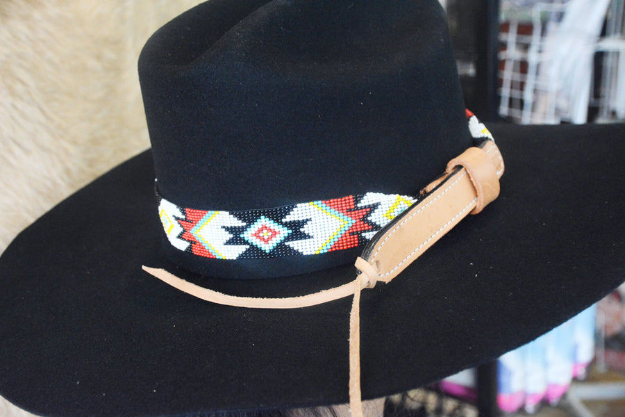 HILASON Beaded American Style Western Cowgirl Handmade Hatband | Hat Band Women Cowboy Headbands for Bands