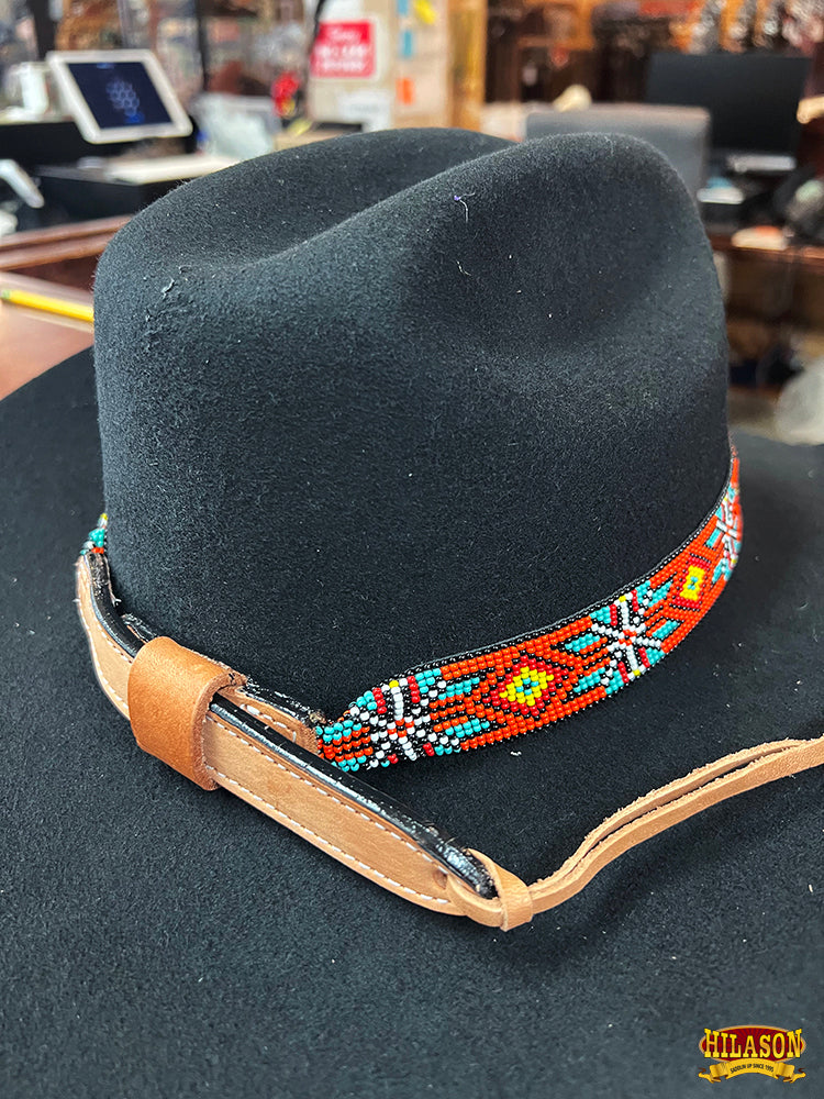 HILASON Beaded American Style Western Cowgirl Handmade Hatband | Hat Band Women Cowboy Headbands for Bands