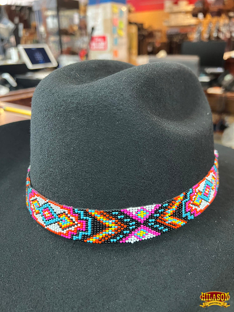 HILASON Beaded American Style Western Cowgirl Handmade Hatband | Hat Band Women Cowboy Headbands for Bands
