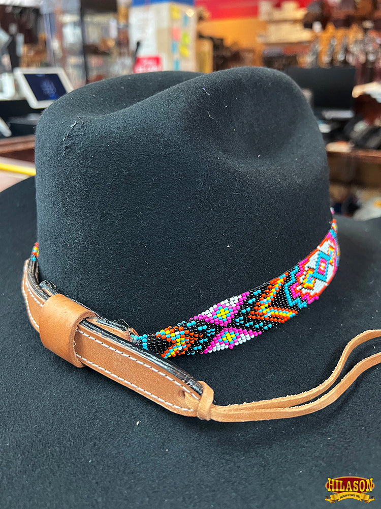 HILASON Beaded American Style Western Cowgirl Handmade Hatband | Hat Band Women Cowboy Headbands for Bands