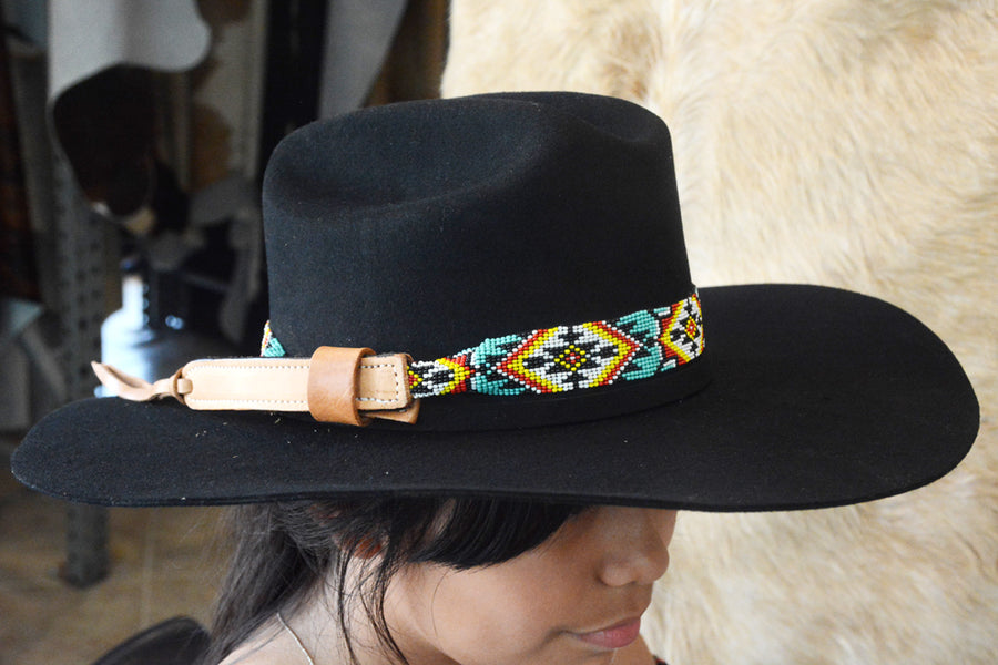 HILASON Beaded American Style Western Cowgirl Handmade Hatband | Hat Band Women Cowboy Headbands for Bands