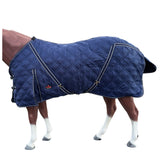 81 In HILASON W. H. Stable Turnout Blanket Quilted Blue by Hilason – Cowboy and equestrian accessories
