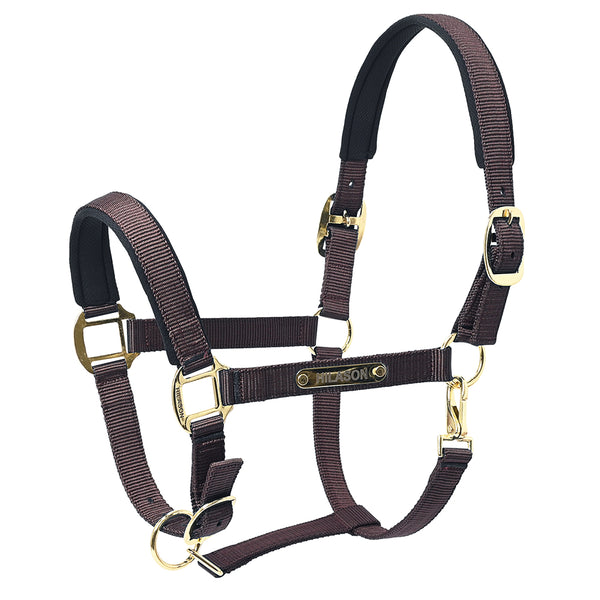 Medium HILASON W. H. Top Grade Nylon Comfortable & Flexible Halter – by Hilason – Cowboy and equestrian accessories
