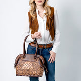 ADBG1198 American Darling Hand Tooled Genuine Leather Women Bag W.