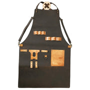 HILASON Western Heavy Duty Work Leather Apron For Woodworker Blacksmith Carpenters With Tool Pockets