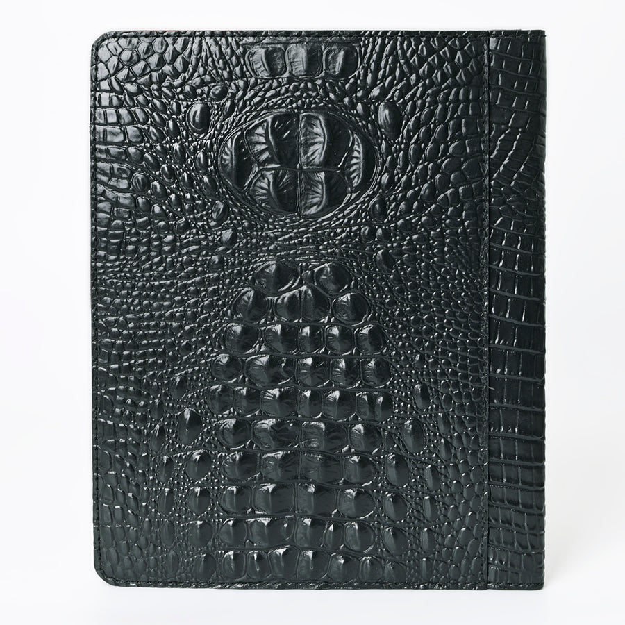 American Darling Portfolio Bag Hand Tooled Crocodile Embossed Genuine Leather Western Women | Student for Sketches