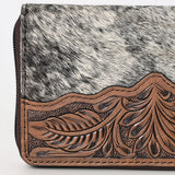 OHLAY Wallet Hand Tooled Hair-On Genuine Leather Women Bag Western Handbag Purse | Womens Handbags |Leather Belt for Summer
