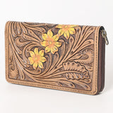 OHLAY WALLET Hand Tooled  Genuine Leather women bag western handbag purse