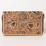 OHLAY WALLET Hand Tooled  Genuine Leather women bag western handbag purse