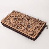 OHLAY WALLET Hand Tooled  Genuine Leather women bag western handbag purse