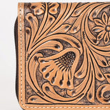 OHLAY WALLET Hand Tooled  Genuine Leather women bag western handbag purse