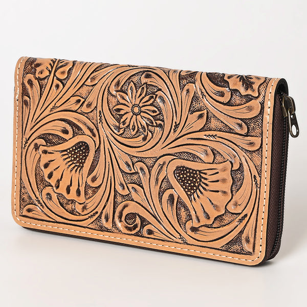 OHLAY WALLET Hand Tooled Genuine Leather women bag western handbag purse - Uhorse