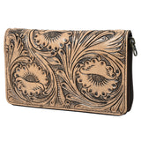 OHLAY WALLET Hand Tooled  Genuine Leather women bag western handbag purse