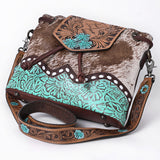 Ohlay Bags KBG179 CROSS BODY Hand Tooled Embossed Hair-on Genuine Leather women bag western handbag purse