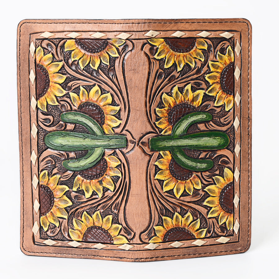 OHLAY Wallet Hand Tooled Genuine Leather Women Bag Western Handbag Purse | Womens Handbags |Leather Belt for Summer