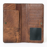 OHLAY WALLET Hand Tooled Genuine Leather women bag western handbag purse