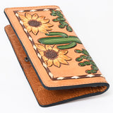 OHLAY WALLET Hand Tooled  Genuine Leather women bag western handbag purse