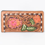 OHLAY WALLET Hand Tooled  Genuine Leather women bag western handbag purse