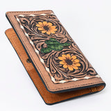 OHLAY WALLET Hand Tooled  Genuine Leather women bag western handbag purse