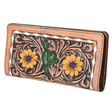 OHLAY WALLET Hand Tooled  Genuine Leather women bag western handbag purse