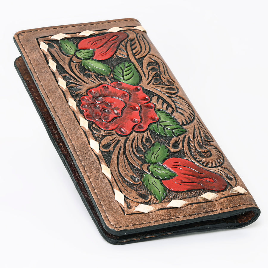 OHLAY Wallet Hand Tooled Genuine Leather Women Bag Western Handbag Purse | Womens Handbags |Leather Belt for Summer