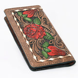 OHLAY WALLET Hand Tooled  Genuine Leather women bag western handbag purse