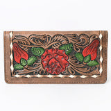 OHLAY WALLET Hand Tooled  Genuine Leather women bag western handbag purse