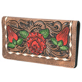 OHLAY WALLET Hand Tooled  Genuine Leather women bag western handbag purse