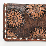 OHLAY Wallet Hand Tooled Genuine Leather Women Bag Western Handbag Purse | Womens Handbags |Leather Belt for Summer