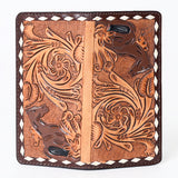 OHLAY WALLET Hand Tooled  Genuine Leather women bag western handbag purse