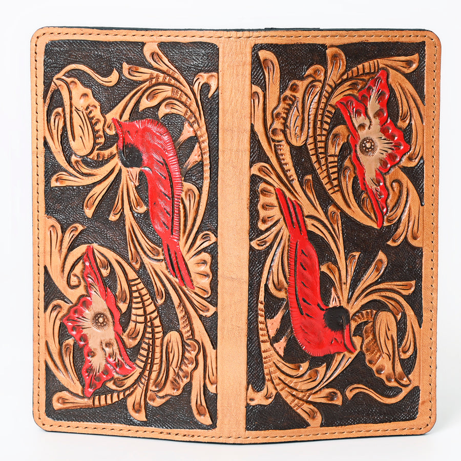 OHLAY Wallet Hand Tooled Genuine Leather Women Bag Western Handbag Purse | Womens Handbags |Leather Belt for Summer