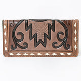 OHLAY Wallet Hand Tooled Genuine Leather Women Bag Western Handbag Purse | Womens Handbags |Leather Belt for Summer