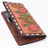 OHLAY WALLET Hand Tooled  Genuine Leather women bag western handbag purse