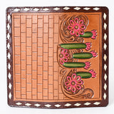 OHLAY WALLET Hand Tooled  Genuine Leather women bag western handbag purse