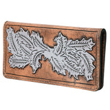 OHLAY WALLET Hand Tooled  Genuine Leather women bag western handbag purse